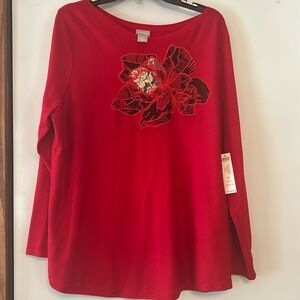 NWT Chico’s Holidayy Sweater Size 3